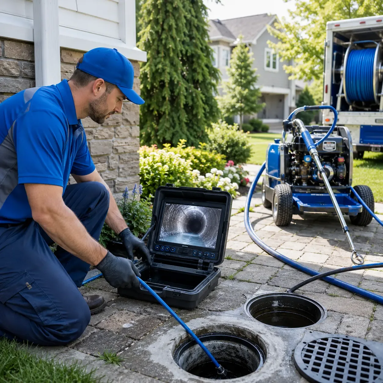 Outdoor drain cleaning professionals serving Fox Lake, WI